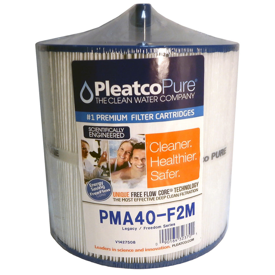 Master Spa - X268080 - PMA40-F2M - Filter Element - 40 Sq. Ft. Filter for Freedom and Legacy Master Spas - Side View with Label