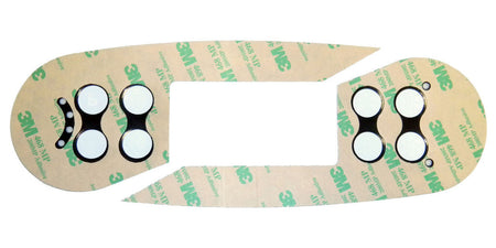 Master Spa - X509009 - Legend Series 3 Pump Overlay - Rear View