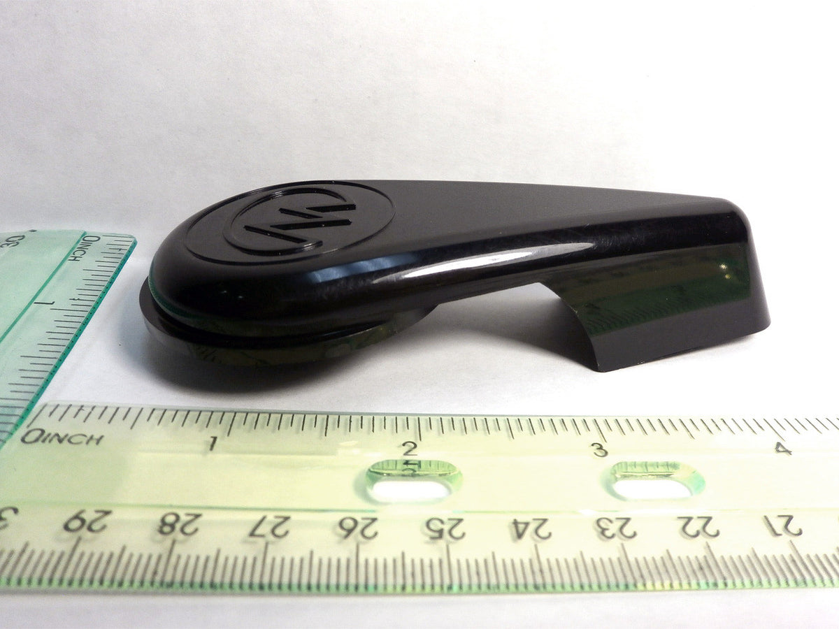 Master Spa - X804180 - 2 inch Black Diverter Handle 2003-2004 (for 2 inch Inside Diameter Plumbing) - Side View