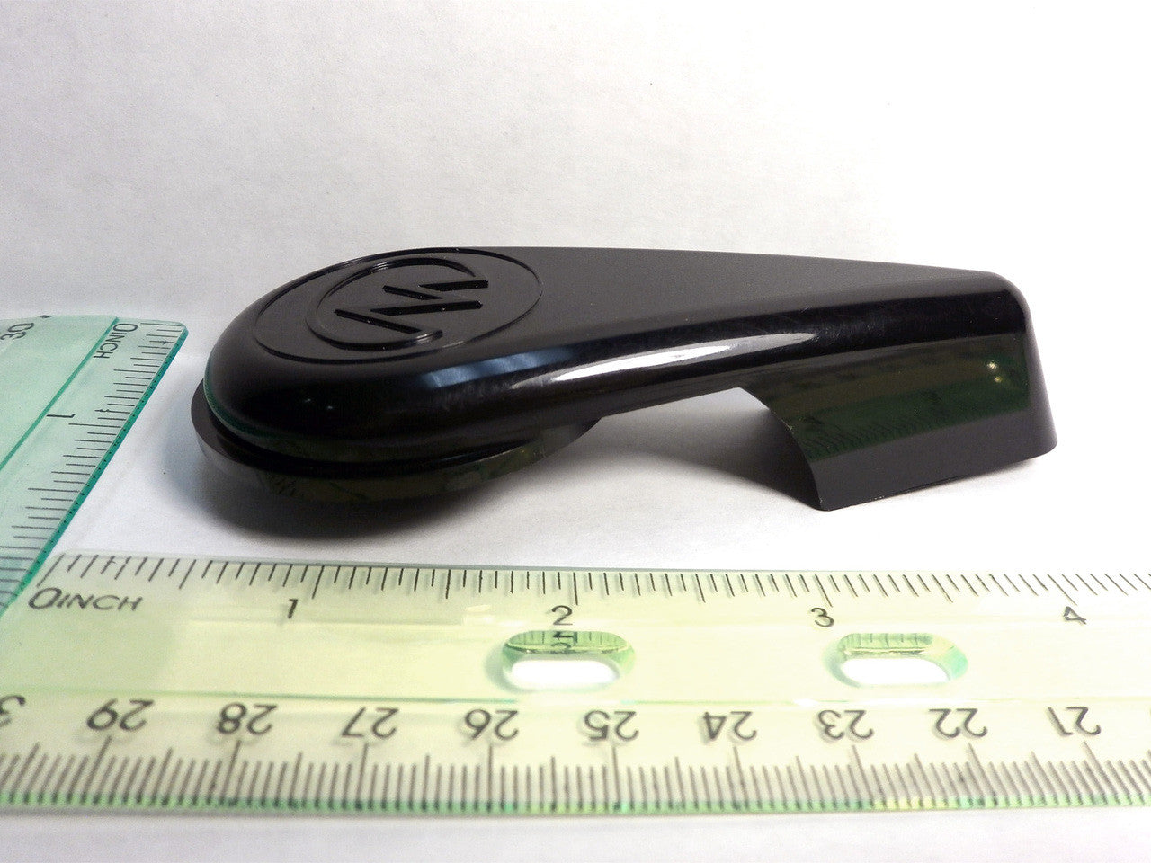 Master Spa - X804180 - 2 inch Black Diverter Handle 2003-2004 (for 2 inch Inside Diameter Plumbing) - Side View