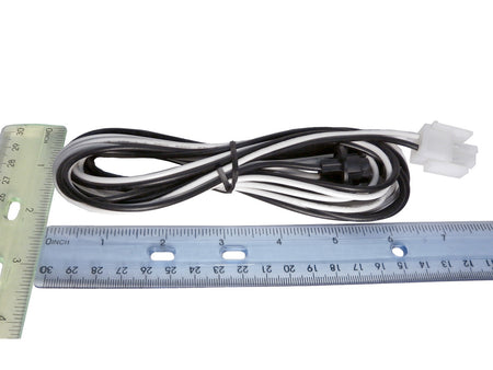 Master Spa - X259260 - 2-Pin Connector Light Lead Wire Harness for 5 inch Jumbo Light - Side View with ruler