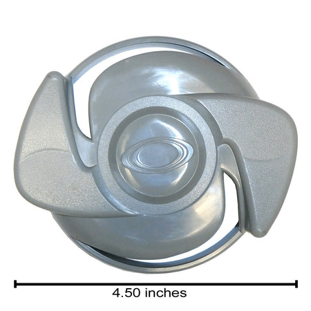 Master Spa - X232588 - 2 inch Diverter Handle Starting (2008 to 2009) - Top View with ruler