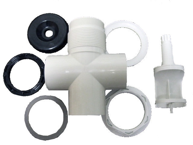 Master Spa - X232585 - 2 inch Diverter Valve Body for Master Spas - Side View