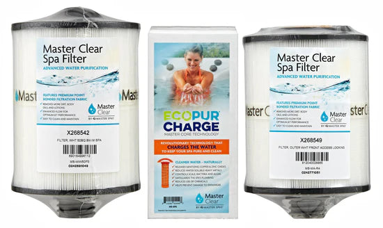 Michael Phelps & H2X Trainer Swim Spas-Eco Pur Charge Filter Set-X268549-PMA-R4-X268532-PMA-EPR-X268542-PWW50P3