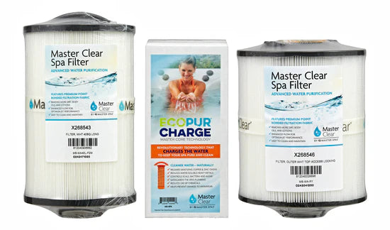 X268543-PMA40L-F2M- X268546-PMA-R1-X268532-PMA-EPR - Master Spa - Twilight-Legend-Therapool-Eco Pur Charge Filter Set-