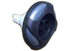 Master Spa - X284644 - 4" Waterway Poly-Storm Twin Roto Grey/Black DSG Jet