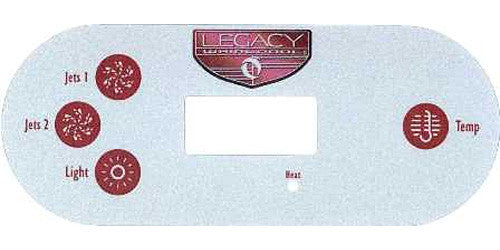 Master Spa - X300716 - Overlay for Legacy with MAS520 System - Front View