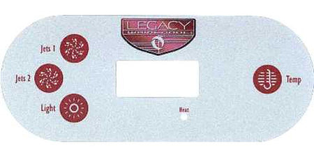 Master Spa - X300716 - Overlay for Legacy with MAS520 System - Front View