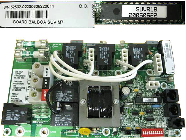 Master Spa - X800965 - Balboa Equipment SUV MAS260 Circuit Board