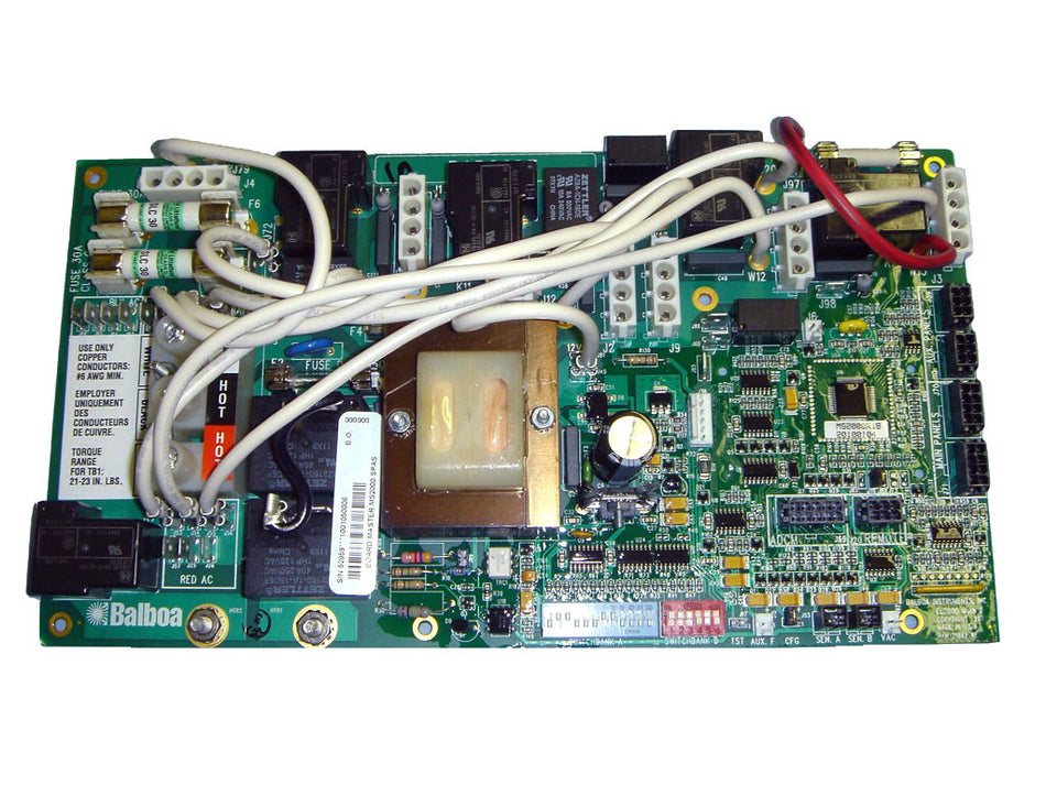 Master Spa - X801080 - Balboa Equipment MS2000 PC Board - Front View
