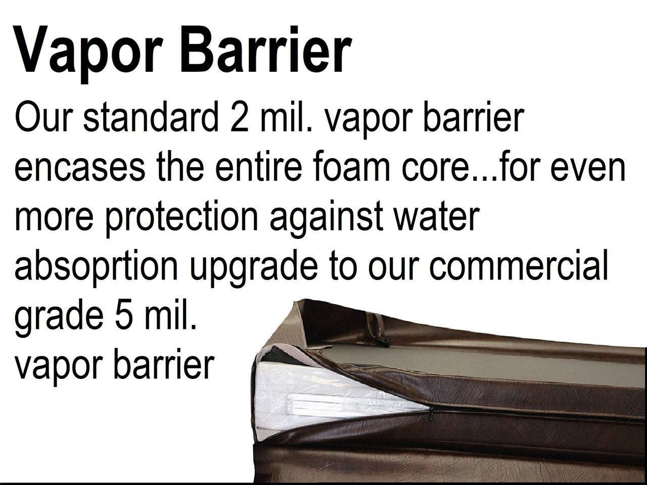 240 Spa Cover Vapor barrier