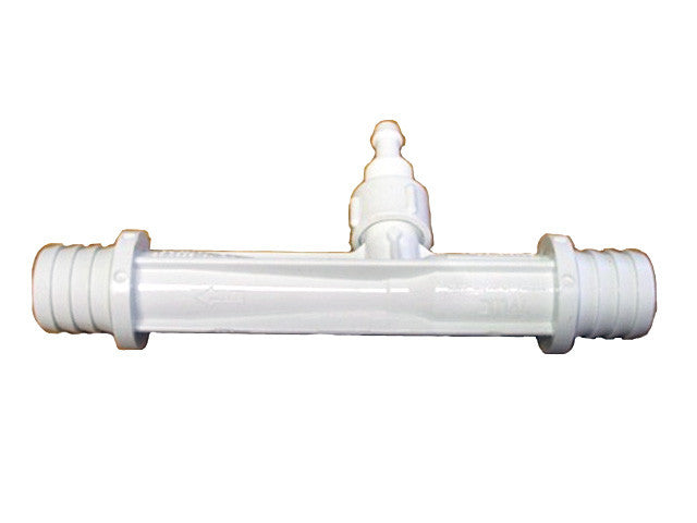 Master Spa - X320207 - White Mazzei Ozone Injector Without Check Valve - Side View