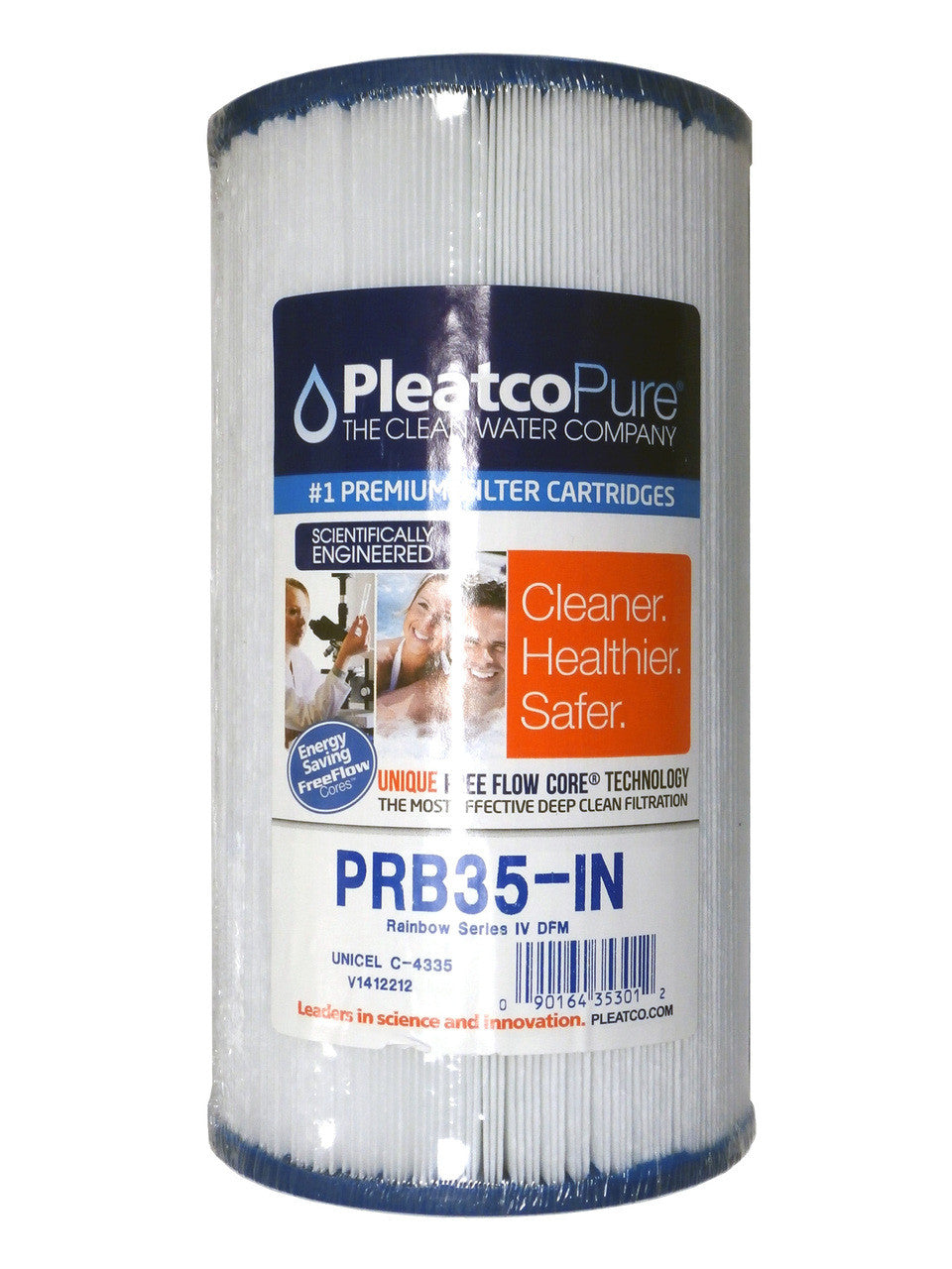 Master Spa - X268300 - PRB35-IN Filter Element 35 Sq. Ft. Filter - Side View with Packaging

