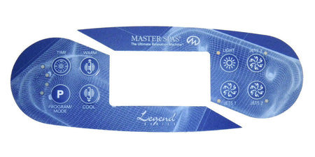 Master Spa - X509009 - Legend Series 3 Pump Overlay - Front View