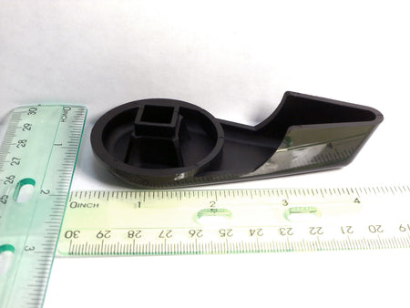 Master Spa - X804180 - 2 inch Black Diverter Handle 2003-2004 (for 2 inch Inside Diameter Plumbing) - Back View