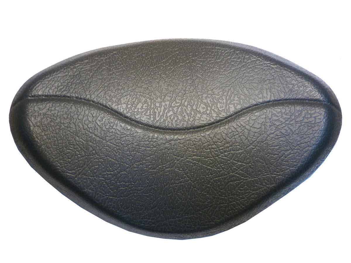 Master Spa - X540762 - Oval Warped Charcoal Pillow- Front View