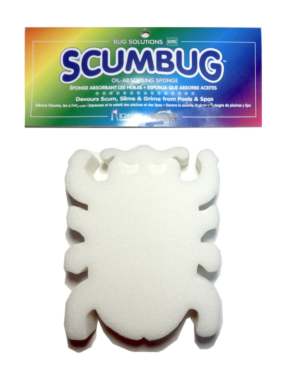 Master Spa - SCUMBUG1 - Scum Bug Oil Absorbing Sponge for Pools and Hot Tubs - Front View