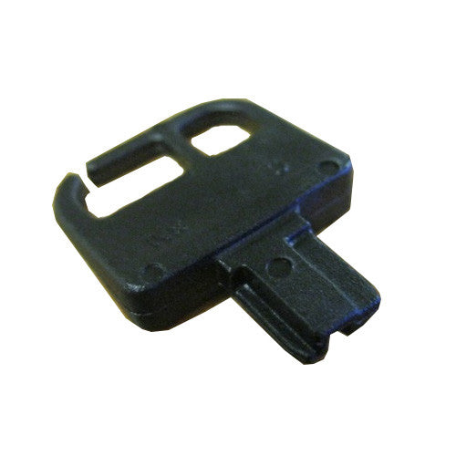 Master Spa - X900104 - Black Master Cover Lock Key - Front View
