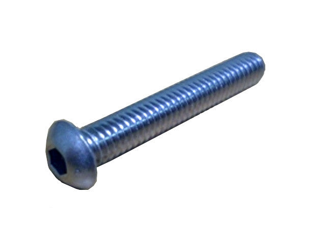 Master Spa - X804302 - .25 (-20) x 1.75 inch Stainless Steel Button Socket Bolt - Side View
