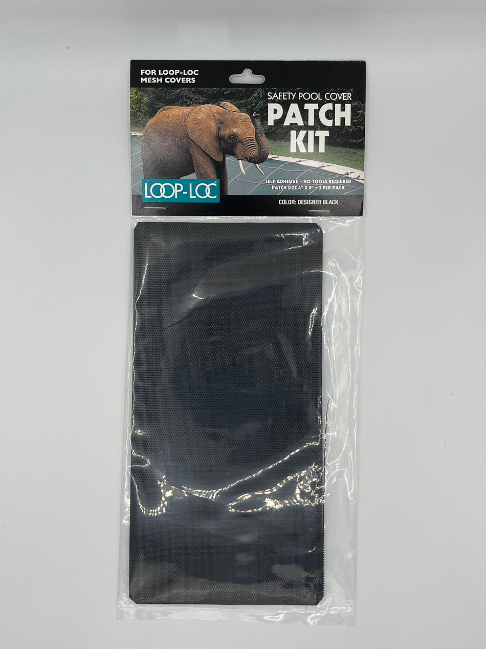 Genuine Loop-Loc Patch Repair Kit - Loop-Loc II Super Dense Mesh - Designer Black