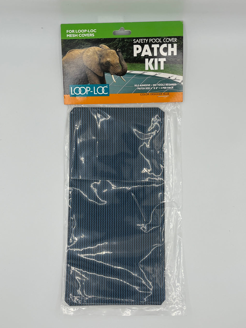 Genuine Loop-Loc Patch Repair Kit - Loop-Loc II Super Dense Mesh - Designer Blue