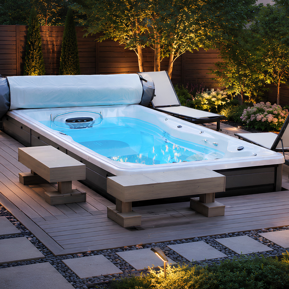 Master Spa  - AXCVR12 - Axis Spa Cover 12' x 8' for H2X Trainer 12 Spa