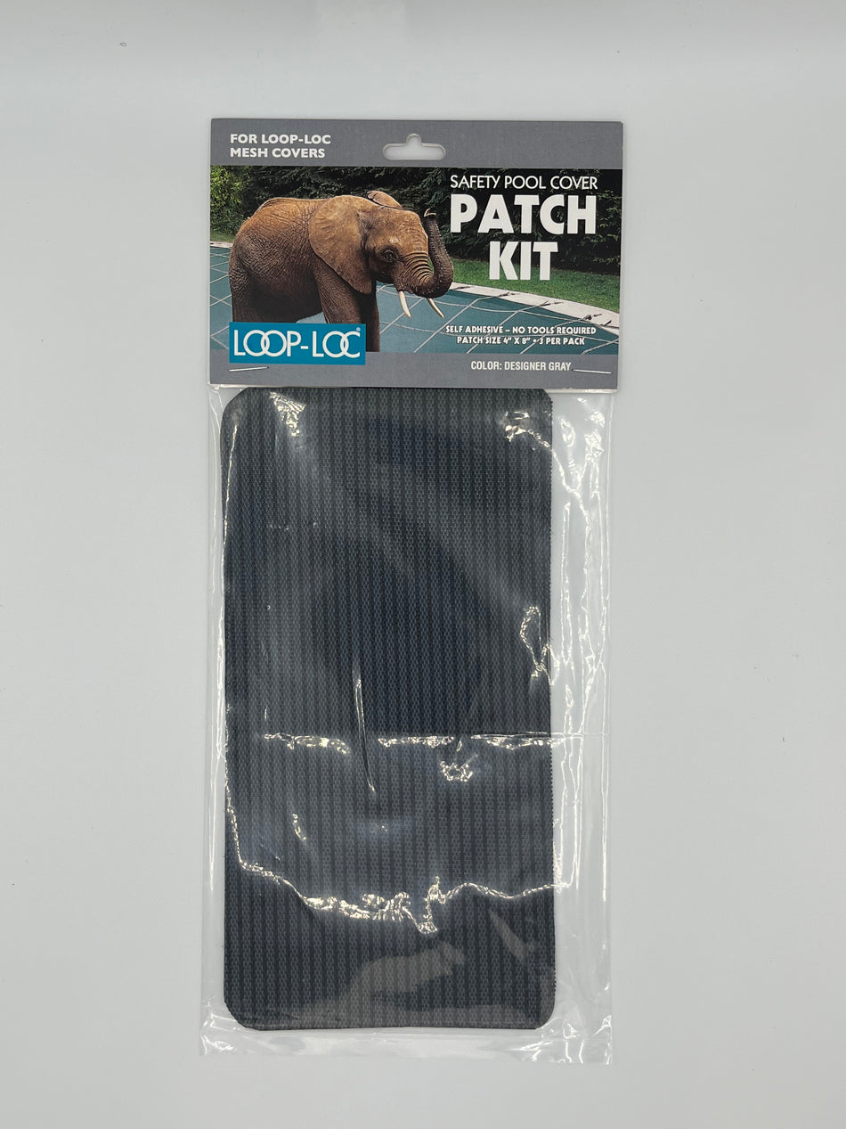 Genuine Loop-Loc Patch Repair Kit - Loop-Loc II Super Dense Mesh - Designer Gray