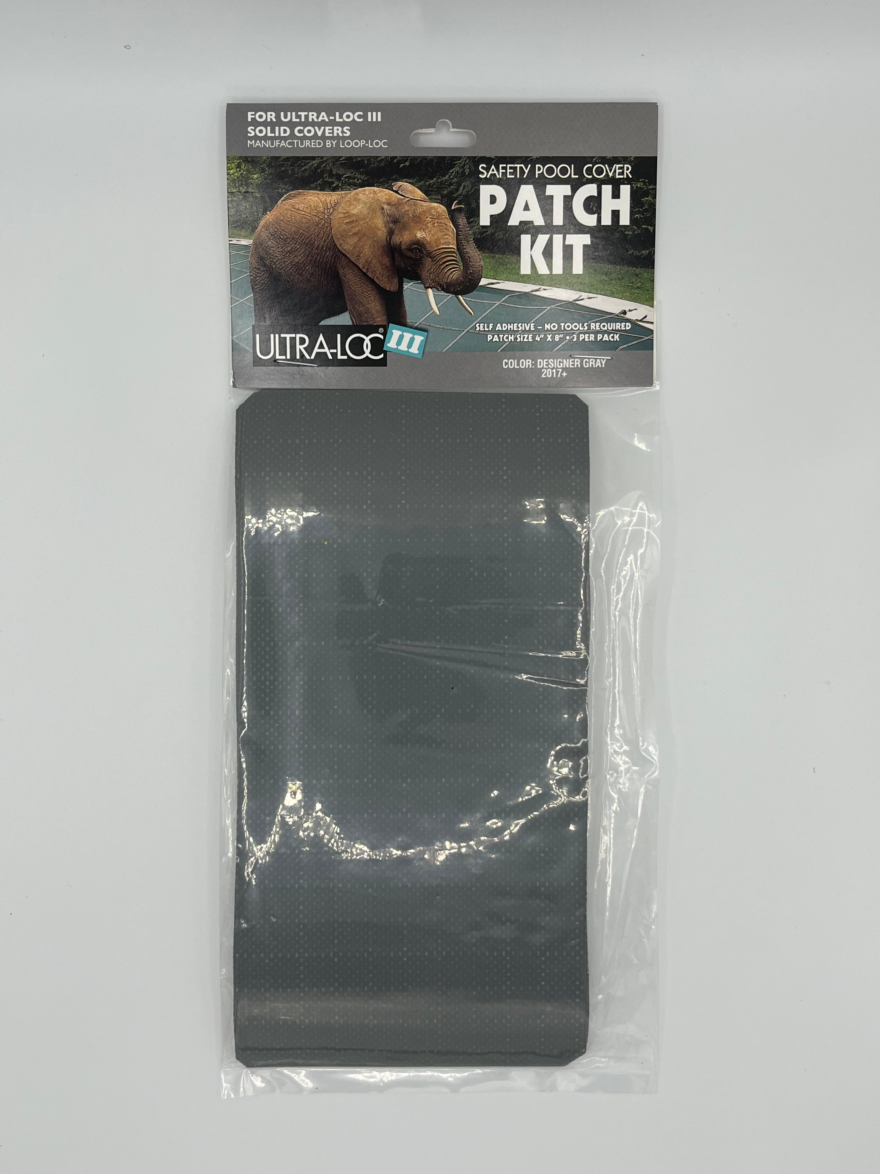 Control Patch Kit Genuine Loop-Loc Patch Kit - Designer Gray Solid - SuntekOnline