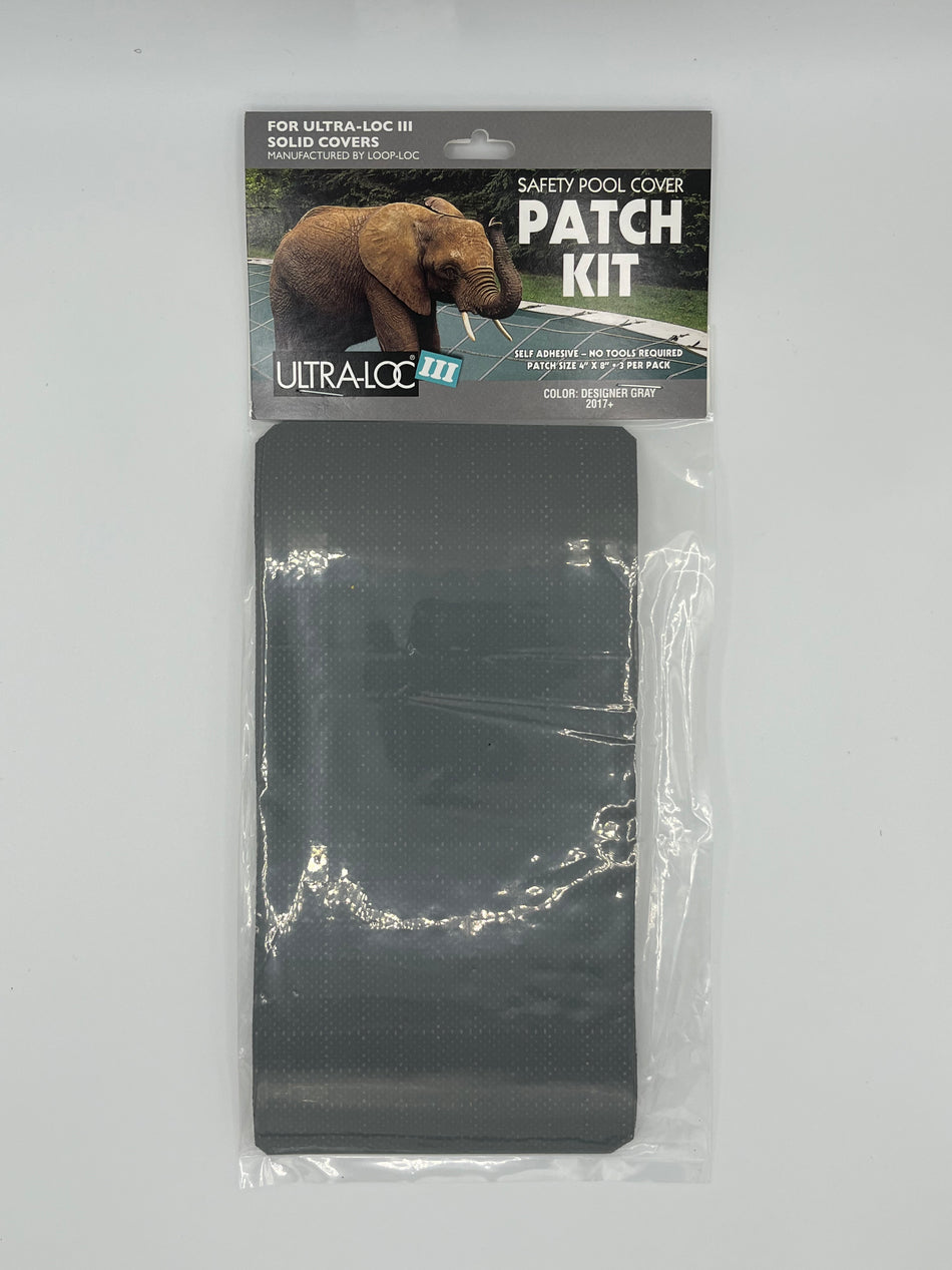 Genuine Loop-Loc Patch Repair Kit - Ultra Loc III Solid - Designer Gray