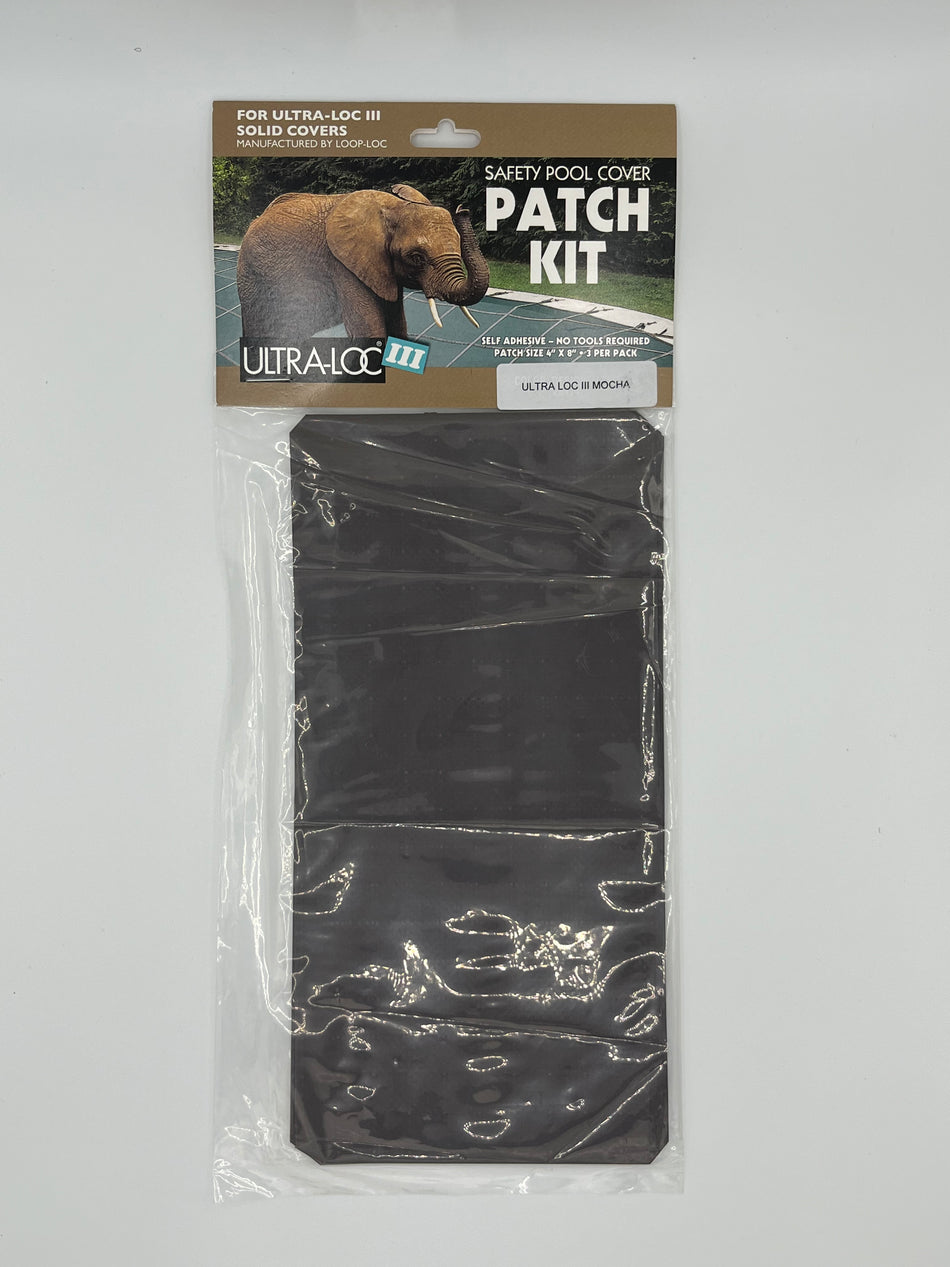 Genuine Loop-Loc Patch Repair Kit - Ultra Loc III Solid - Mocha