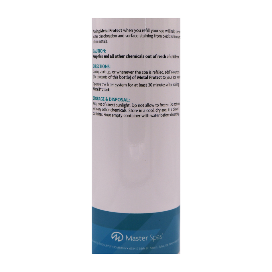 Master Clear Metal Protect 16 fl. oz. Back