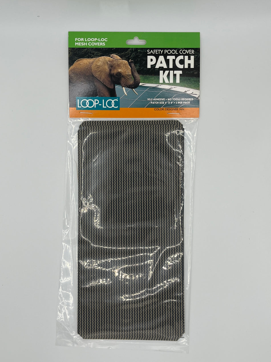 Genuine Loop-Loc Patch Repair Kit - Loop-Loc II Super Dense Mesh - Designer Tan