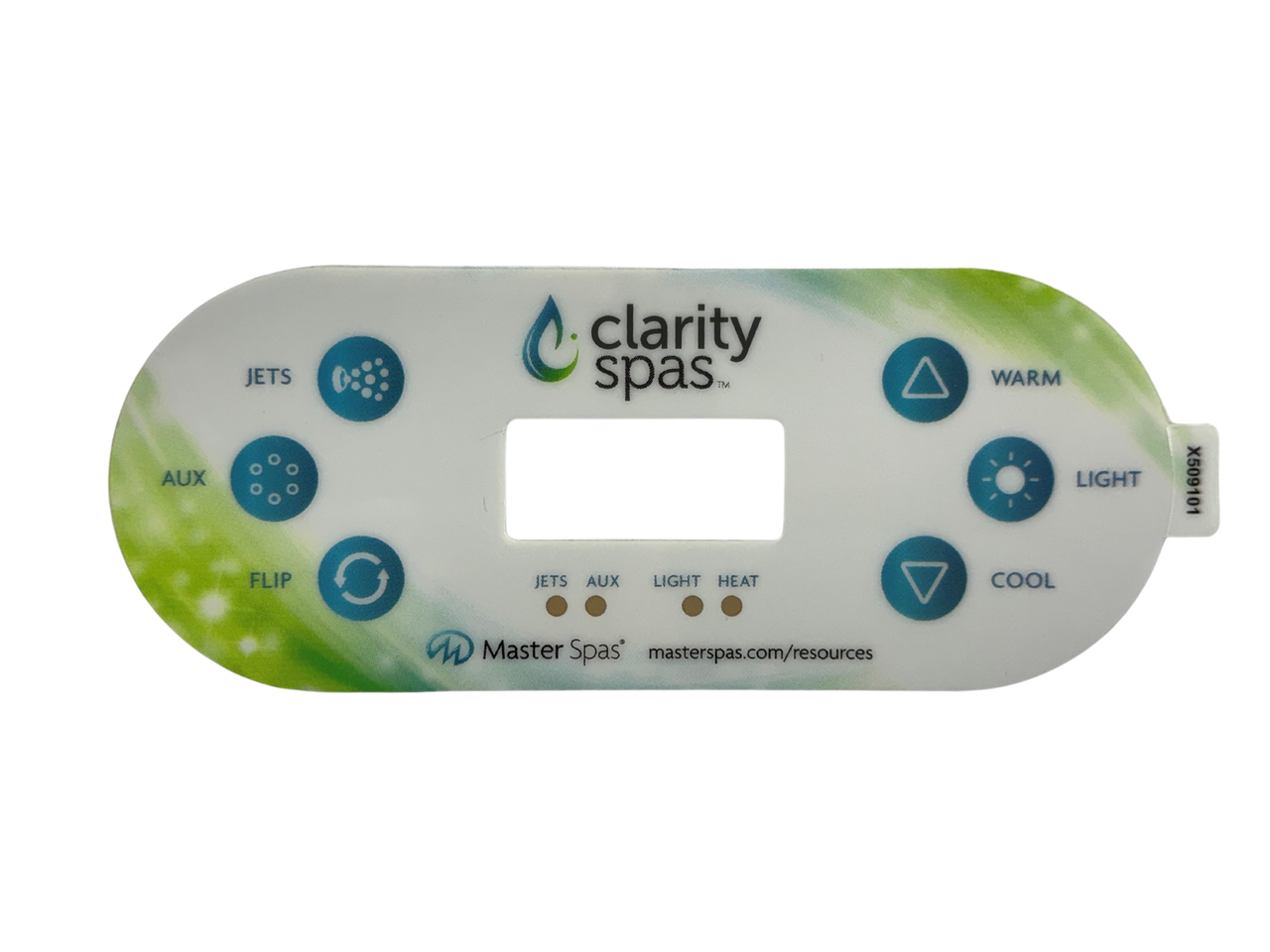 Master Spa - X509101 - Clarity Overlay for TP600 Panel – SuntekOnline