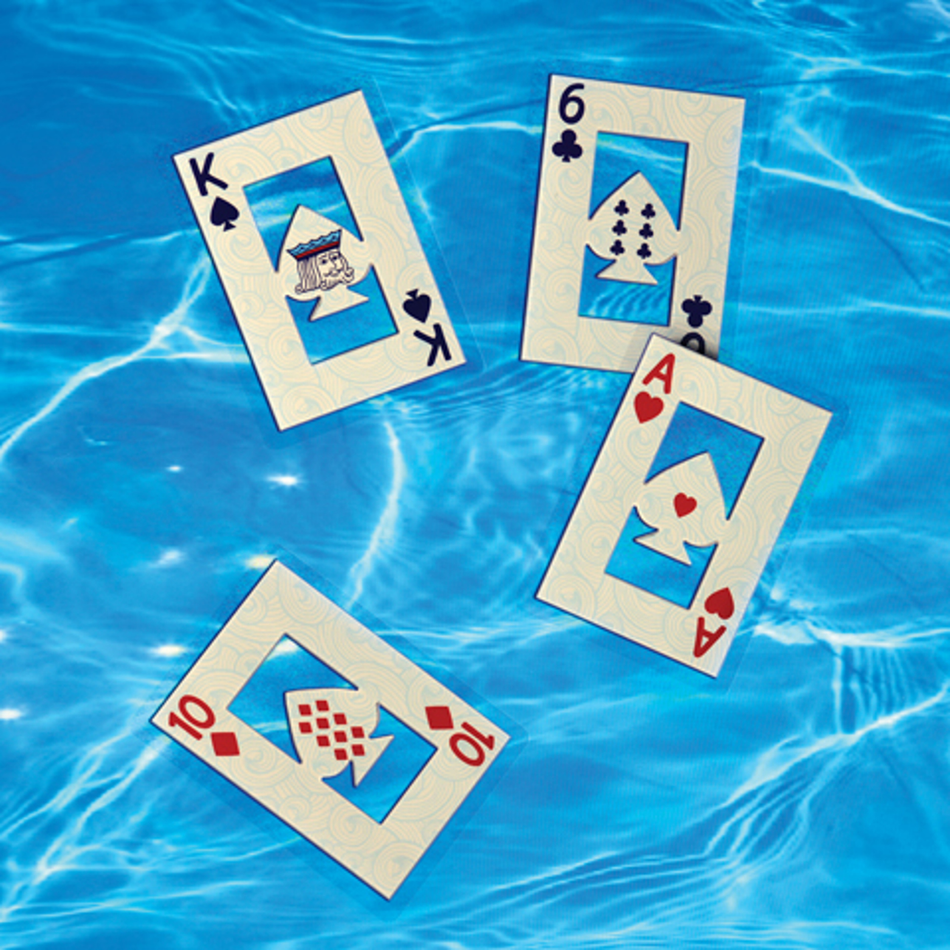 Waterproof Playing Cards 7500 in water