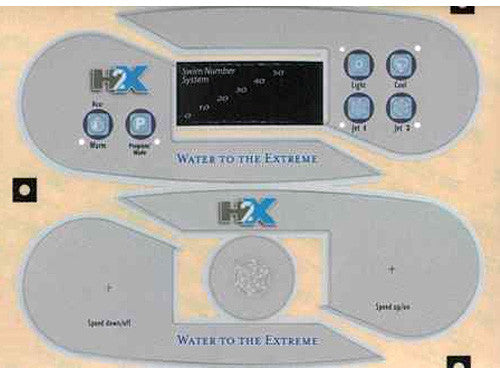 Master Spa - X509028 - H2X Complete Overlay - Front View