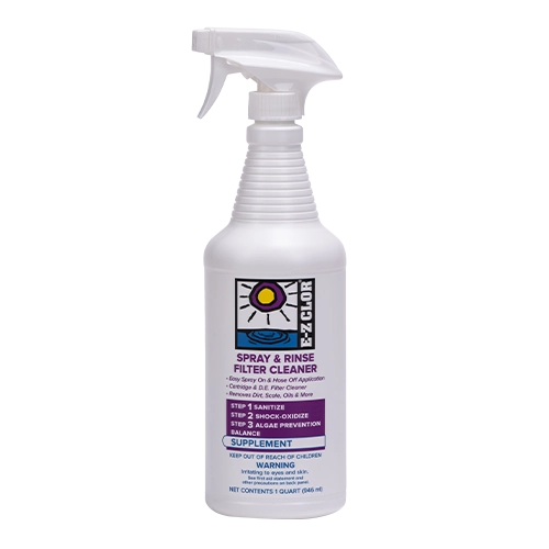 EZ-CLOR - SPARY & RINSE FILTER CLEANER - 1 QT – SuntekOnline